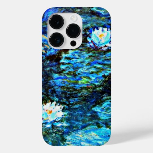 Monet _ Water Lilies Blue Case_Mate iPhone 14 Pro Case