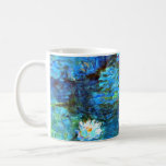 Monet - Water Lilies, Blue Coffee Mug<br><div class="desc">Claude Monet's famous painting,  Water Lilies (Blue)</div>