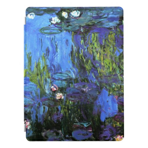 Monet Water_Lilies blue indigo iPad Pro Cover