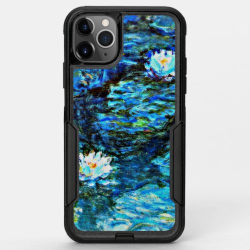 Monet _ Water Lilies blue OtterBox Commuter iPhone 11 Pro Max Case