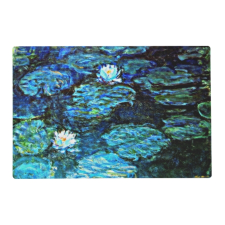 Monet - Water Lilies (blue) Placemat