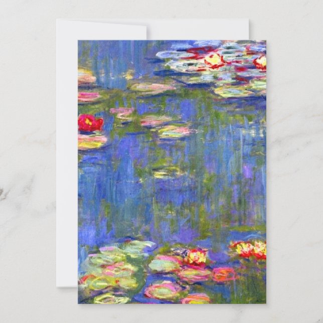 Monet Water Lilies Card (Front)