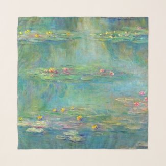 Monet Water Lilies Chifon Scarf