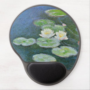 Monet - Water Lilies, Evening Effect Gel Mouse Pad