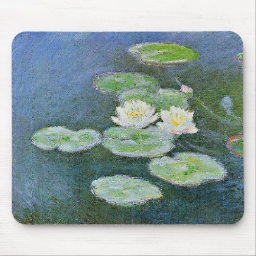 Monet _ Water Lilies Evening Effect Mouse Pad