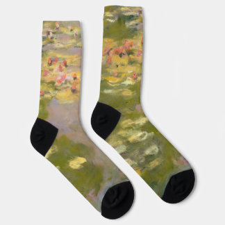 Monet Water Lilies Famous Painting Socks