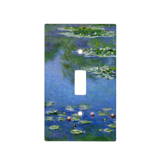 Monet Water Lilies Fine Art (1906) Light Switch Cover (Front)