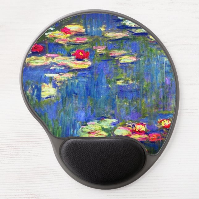 Monet Water Lilies  Gel Mouse Pad (Front)