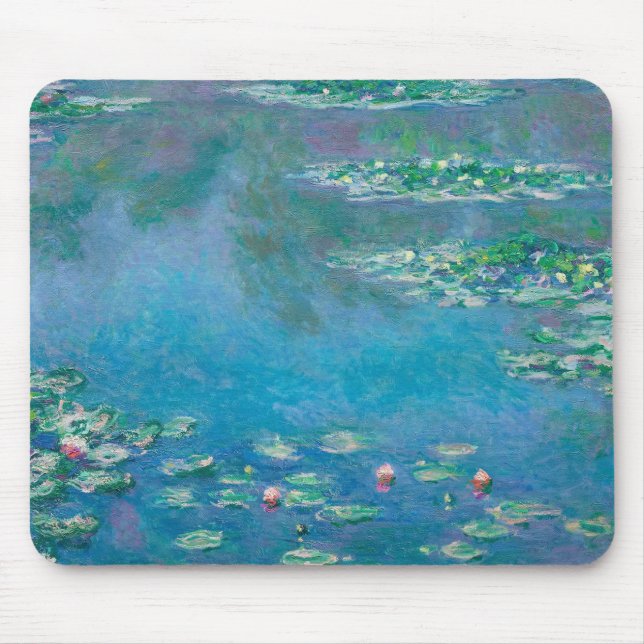 Monet Water Lilies Impressionist Painting  Mouse Pad (Front)