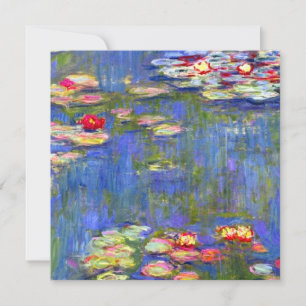 Monet Water Lilies Invitation