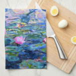 Monet, Water Lilies,  Kitchen Towel<br><div class="desc">Water Lilies,  famous painting by Claude Monet</div>