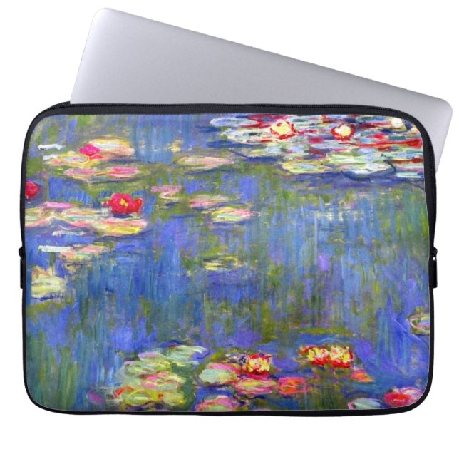Monet Water Lilies  Laptop Sleeve (Front)