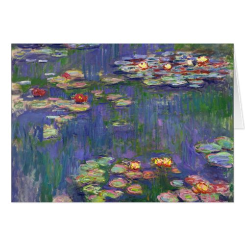 Monet Water Lilies Masterpiece Painting