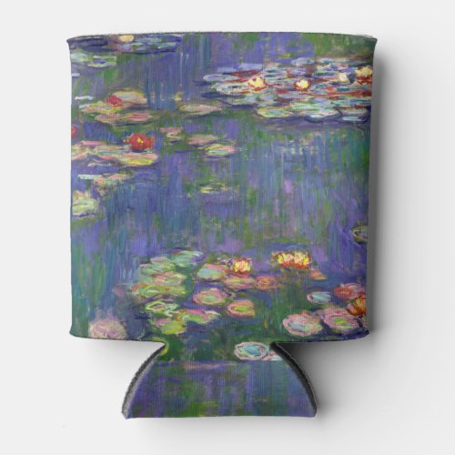 Monet Water Lilies Masterpiece Painting Can Cooler