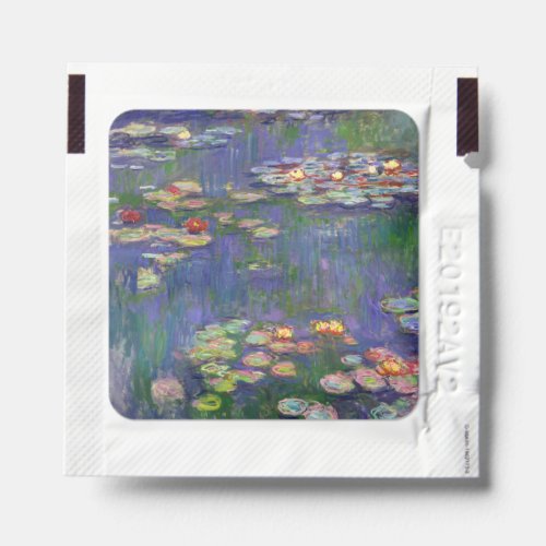 Monet Water Lilies Masterpiece Painting Hand Sanitizer Packet