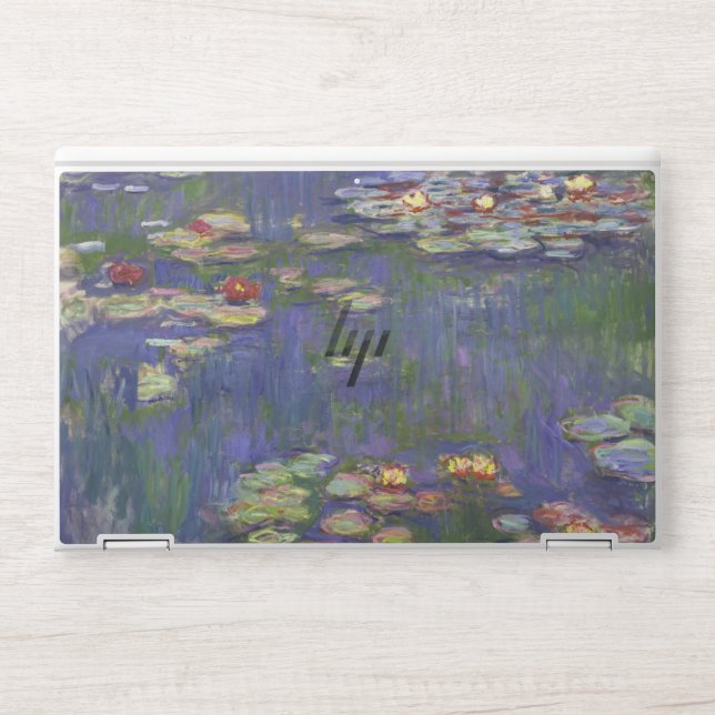 Monet Water Lilies Masterpiece Painting HP Laptop Skin (Front)