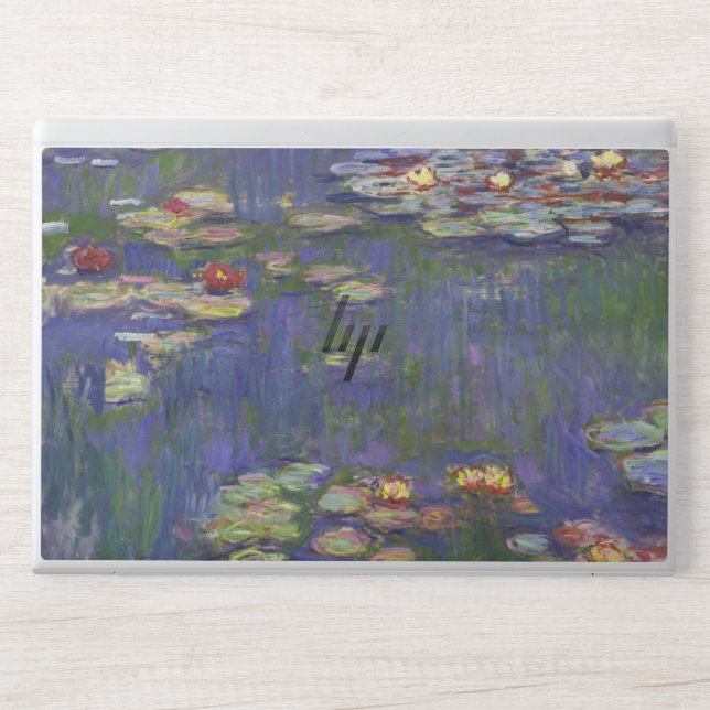 Monet Water Lilies Masterpiece Painting HP Laptop Skin (Front)