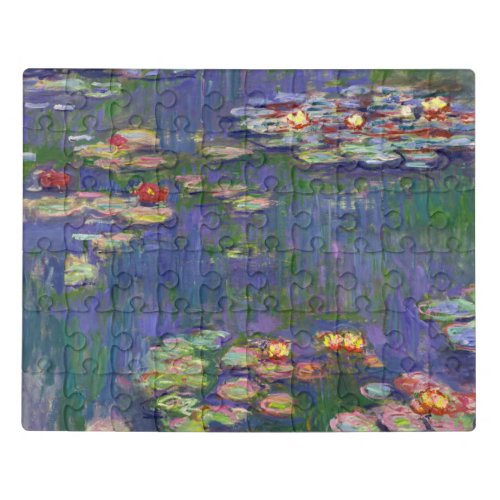 Monet Water Lilies Masterpiece Painting Jigsaw Puzzle