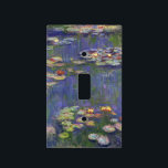 Monet Water Lilies Masterpiece Painting Light Switch Cover<br><div class="desc">Monet Water Lilies - This classic Monet painting was painted by Claude Monet in 1916. It is part of his famous water lilies collection where he paints in his garden in Giverney,  France. A masterpiece painting.</div>