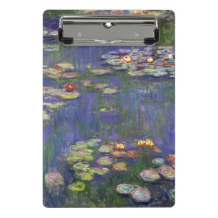 Monet Water Lilies Masterpiece Painting Mini Clipboard