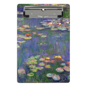 Monet Water Lilies Masterpiece Painting Mini Clipboard