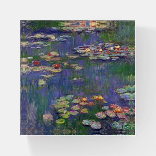 Monet Water Lilies Masterpiece Painting Paperweight