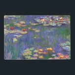 Monet Water Lilies Masterpiece Painting Placemat<br><div class="desc">Monet Water Lilies - This classic Monet painting was painted by Claude Monet in 1916. It is part of his famous water lilies collection where he paints in his garden in Giverney,  France. A masterpiece painting.</div>