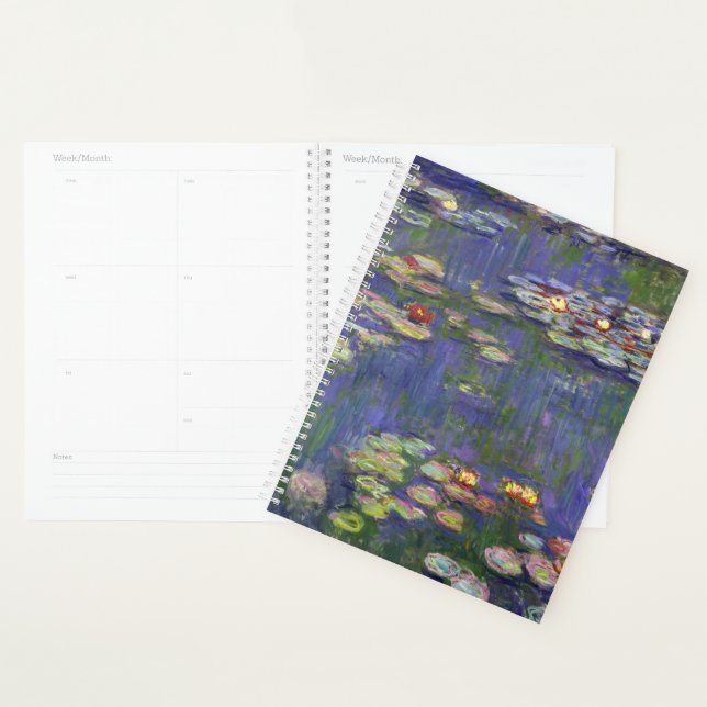 Monet Water Lilies Masterpiece Painting Planner (Display)