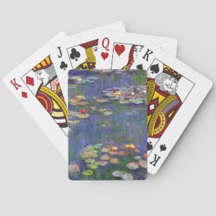 Monet Water Lilies Masterpiece Painting Poker Cards