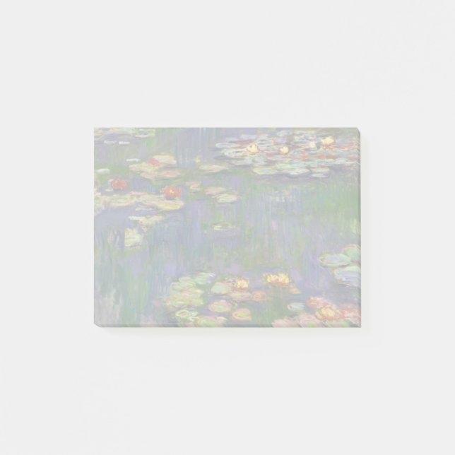 Monet Water Lilies Masterpiece Painting Post-it Notes (Front)