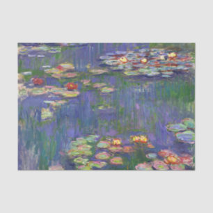 Monet Water Lilies Masterpiece Painting Tissue Paper