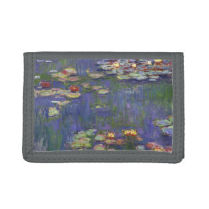 Monet Water Lilies Masterpiece Painting Trifold Wallet
