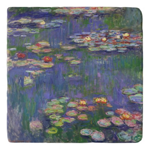 Monet Water Lilies Masterpiece Painting Trivet