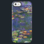 Monet Water Lilies Masterpiece Painting Clear iPhone SE/5/5s Case<br><div class="desc">Monet Water Lilies - This classic Monet painting was painted by Claude Monet in 1916. It is part of his famous water lilies collection where he paints in his garden in Giverney,  France. A masterpiece painting.</div>