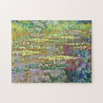 Monet Water Lilies Monet Fine Art Jigsaw Puzzle by monet_paintings at Zazzle