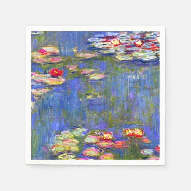 Monet Water Lilies  Napkins (Front)