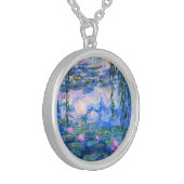 Monet Water Lilies Necklace (Front Left)
