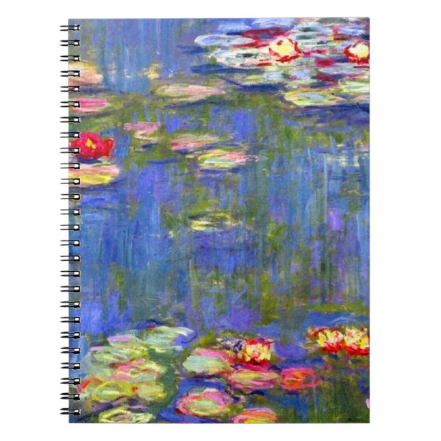 Monet Water Lilies  Notebook (Front)