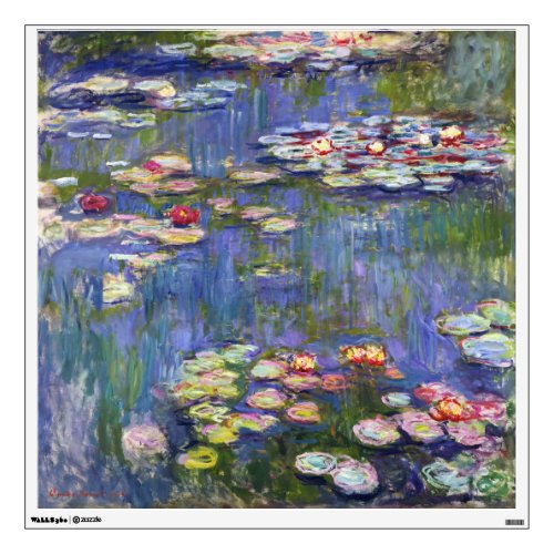 Monet _ Water Lilies  Nympheas Wall Decal