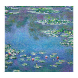 Monet Water Lilies Painting Canvas Print