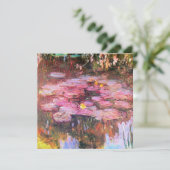 Monet - Water Lilies, Pink, (Standing Front)