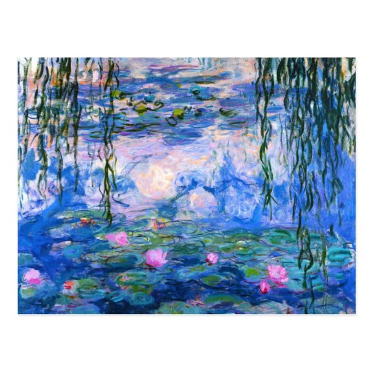 Monet Water Lilies Postcard | Zazzle