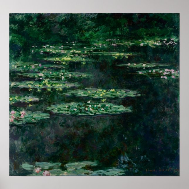 Monet - Water Lilies Poster (Front)
