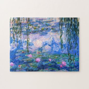 Monet Water Lilies Puzzle by VintageSpot at Zazzle