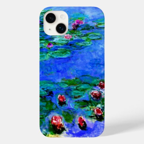 Monet _ Water Lilies red Case_Mate iPhone 14 Plus Case