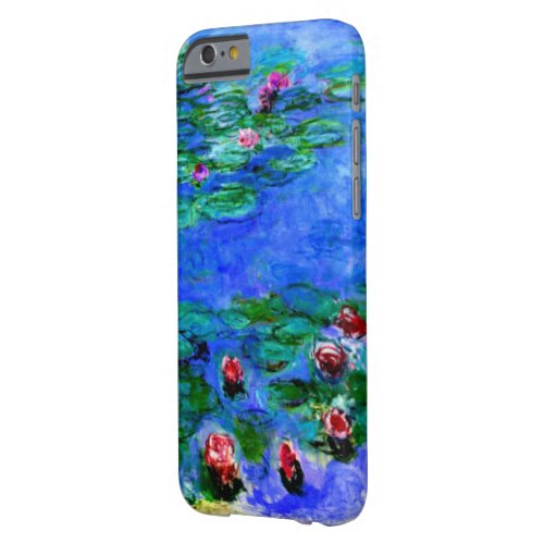 Monet _ Water Lilies red Barely There iPhone 6 Case