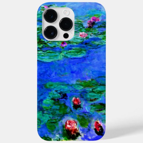 Monet _ Water Lilies red Case_Mate iPhone 14 Pro Max Case