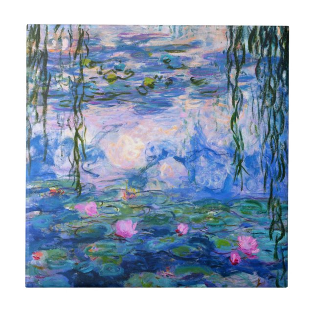 Monet Water Lilies Tile (Front)