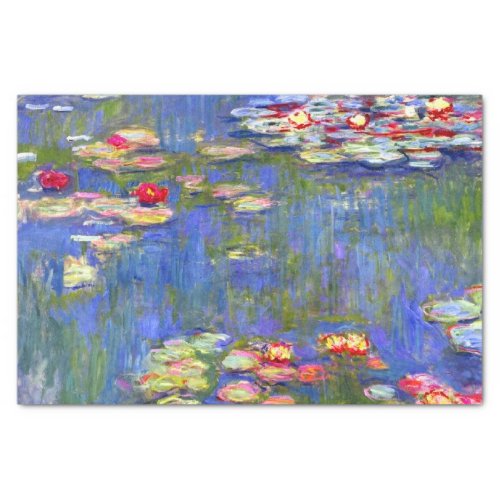 Monet Water Lilies  Tissue Paper
