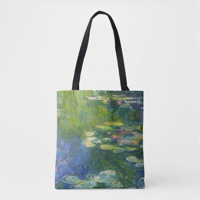 Monet Water Lilies Tote Bag All-Over Print (Front)
